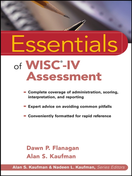 Upplýsingar um Essentials of WISC-IV Assessment eftir Dawn P. Flanagan - Biðlisti